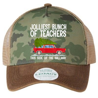 Jolliest Bunch Of Teachers This Side Of The Hallway Legacy Tie Dye Trucker Hat