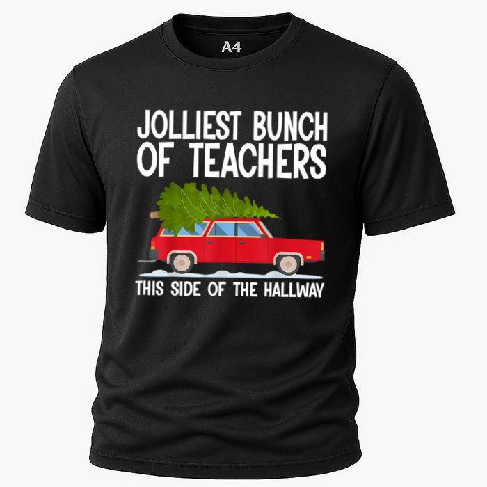 Jolliest Bunch Of Teachers This Side Of The Hallway Performance Shirt