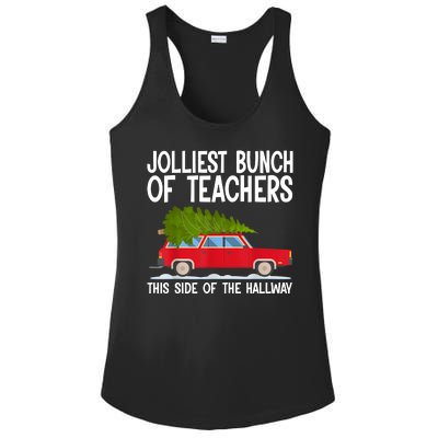 Jolliest Bunch Of Teachers This Side Of The Hallway Ladies PosiCharge Competitor Racerback Tank