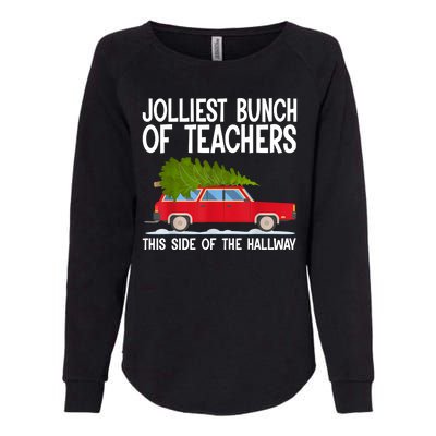 Jolliest Bunch Of Teachers This Side Of The Hallway Womens California Wash Sweatshirt