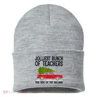Jolliest Bunch Of Teachers This Side Of The Hallway Sustainable Knit Beanie