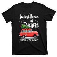 Jolliest Bunch Of Teachers This Side Of The Hallway Xmas Pj T-Shirt