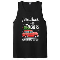 Jolliest Bunch Of Teachers This Side Of The Hallway Xmas Pj PosiCharge Competitor Tank