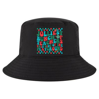 Jolliest Bunch Of Teachers This Side Of The Playground Xmas Cool Comfort Performance Bucket Hat