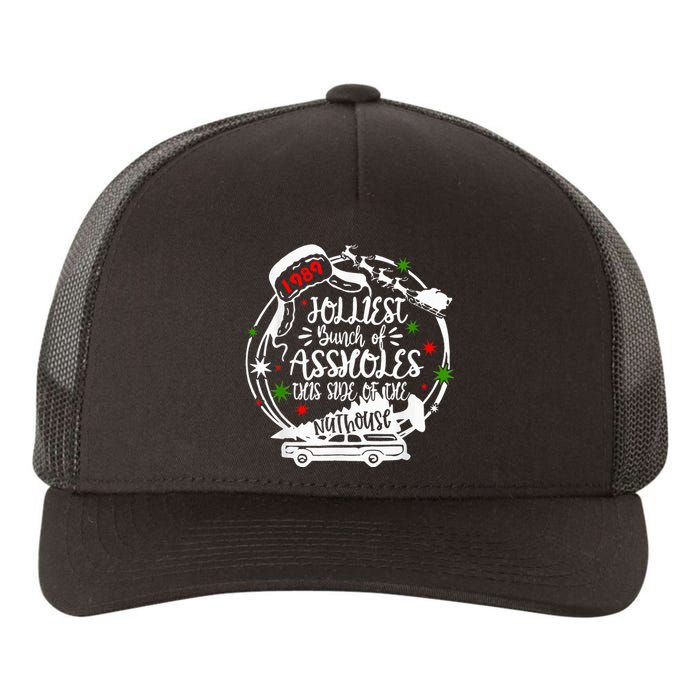 Jolliest Bunch Of Assholes This Side Of The Nut House Xmas  Yupoong Adult 5-Panel Trucker Hat