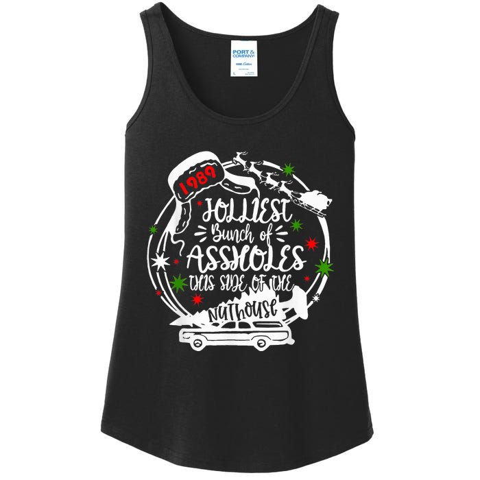 Jolliest Bunch Of Assholes This Side Of The Nut House Xmas  Ladies Essential Tank