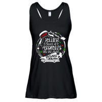 Jolliest Bunch Of Assholes This Side Of The Nut House Xmas  Ladies Essential Flowy Tank