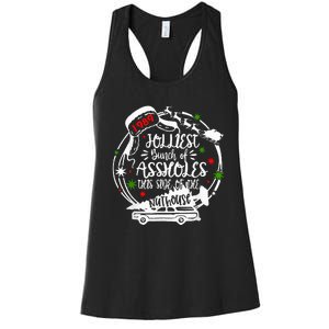 Jolliest Bunch Of Assholes This Side Of The Nut House Xmas  Women's Racerback Tank