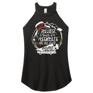 Jolliest Bunch Of Assholes This Side Of The Nut House Xmas  Women's Perfect Tri Rocker Tank