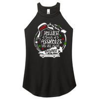 Jolliest Bunch Of Assholes This Side Of The Nut House Xmas  Women's Perfect Tri Rocker Tank