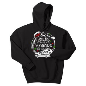 Jolliest Bunch Of Assholes This Side Of The Nut House Xmas  Kids Hoodie