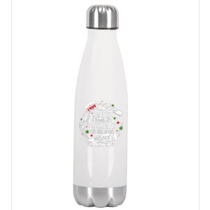 Jolliest Bunch Of Assholes This Side Of The Nut House Xmas  Stainless Steel Insulated Water Bottle