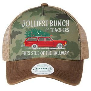 Jolliest Bunch Of Teachers This Side Of The Hallway Legacy Tie Dye Trucker Hat