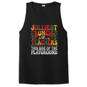 Jolliest Bunch Of Teachers This Side Of The Playground Xmas PosiCharge Competitor Tank