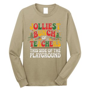 Jolliest Bunch Of Teachers This Side Of The Playground Xmas Long Sleeve Shirt