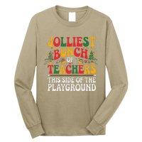 Jolliest Bunch Of Teachers This Side Of The Playground Xmas Long Sleeve Shirt