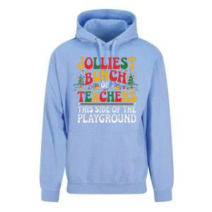 Jolliest Bunch Of Teachers This Side Of The Playground Xmas Unisex Surf Hoodie