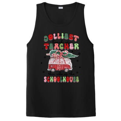 Jolliest Bunch Of Teacher This Side Of The Schoolhouse Xmas Cool Gift PosiCharge Competitor Tank