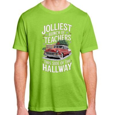 Jolliest Bunch Of Teachers This Side Of The Hallway Adult ChromaSoft Performance T-Shirt