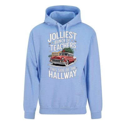 Jolliest Bunch Of Teachers This Side Of The Hallway Unisex Surf Hoodie