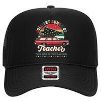 Jolliest Bunch Of Teachers This Side Of The Hallway High Crown Mesh Back Trucker Hat