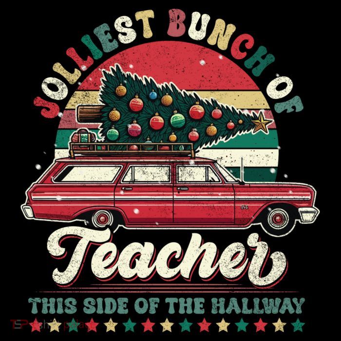 Jolliest Bunch Of Teachers This Side Of The Hallway Tall T-Shirt