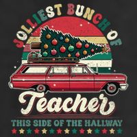 Jolliest Bunch Of Teachers This Side Of The Hallway Beanie