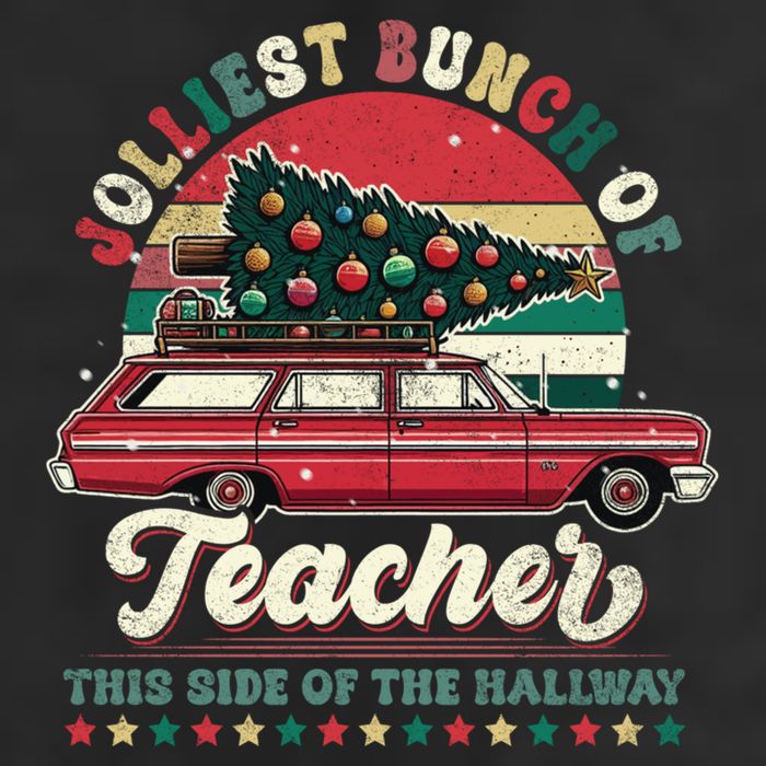Jolliest Bunch Of Teachers This Side Of The Hallway Beanie