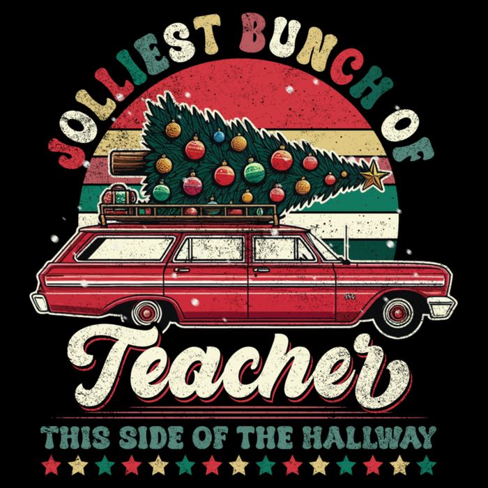 Jolliest Bunch Of Teachers This Side Of The Hallway Cooling Performance Long Sleeve Crew