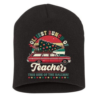 Jolliest Bunch Of Teachers This Side Of The Hallway Short Acrylic Beanie