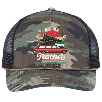 Jolliest Bunch Of Teachers This Side Of The Hallway Retro Rope Trucker Hat Cap