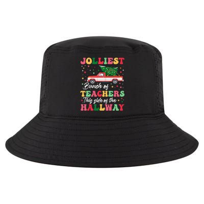 Jolliest Bunch Of Teachers This Side Of The Hallway Xmas Pj Cool Comfort Performance Bucket Hat