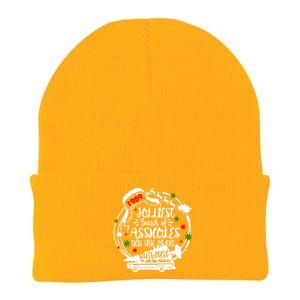 Jolliest Bunch Of Assholes This Side Of The Nut House Xmas Knit Cap Winter Beanie