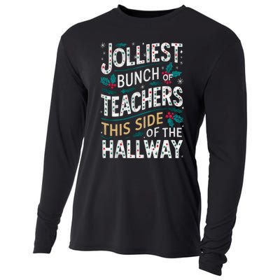 Jolliest Bunch Of Teachers This Side Of The Hallway Cooling Performance Long Sleeve Crew