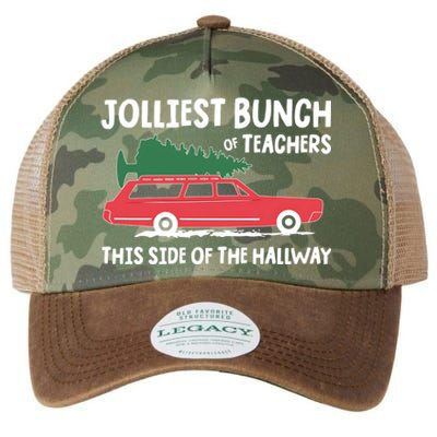 Jolliest Bunch Of Teachers This Side Of The Hallway Legacy Tie Dye Trucker Hat