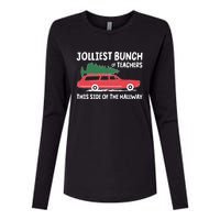 Jolliest Bunch Of Teachers This Side Of The Hallway Womens Cotton Relaxed Long Sleeve T-Shirt