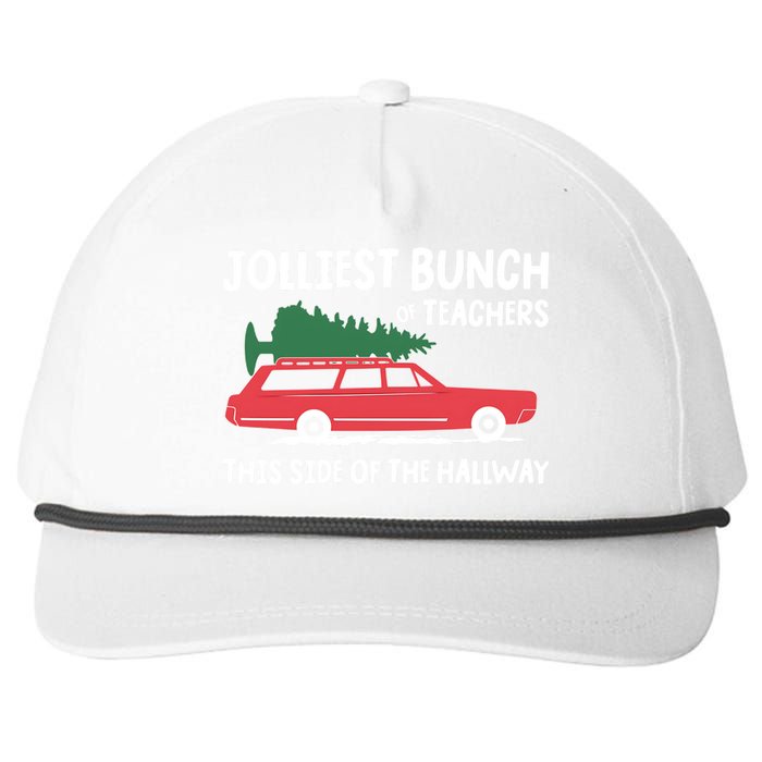 Jolliest Bunch Of Teachers This Side Of The Hallway Snapback Five-Panel Rope Hat