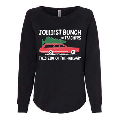 Jolliest Bunch Of Teachers This Side Of The Hallway Womens California Wash Sweatshirt