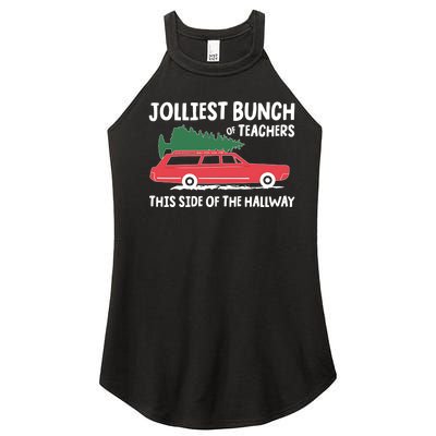 Jolliest Bunch Of Teachers This Side Of The Hallway Women's Perfect Tri Rocker Tank