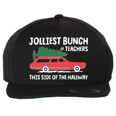 Jolliest Bunch Of Teachers This Side Of The Hallway Wool Snapback Cap