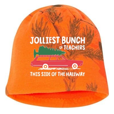 Jolliest Bunch Of Teachers This Side Of The Hallway Kati - Camo Knit Beanie