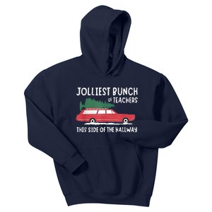 Jolliest Bunch Of Teachers This Side Of The Hallway Kids Hoodie