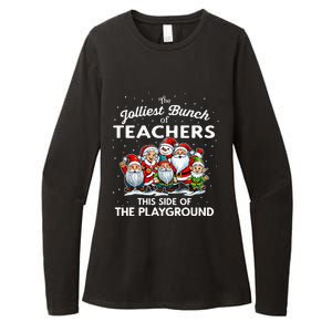 Jolliest Bunch Of Teachers This Side Of The Playground Xmas Womens CVC Long Sleeve Shirt