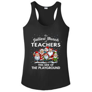 Jolliest Bunch Of Teachers This Side Of The Playground Xmas Ladies PosiCharge Competitor Racerback Tank