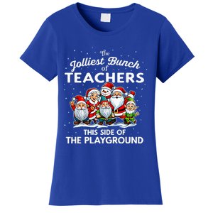 Jolliest Bunch Of Teachers This Side Of The Playground Xmas Women's T-Shirt