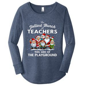 Jolliest Bunch Of Teachers This Side Of The Playground Xmas Women's Perfect Tri Tunic Long Sleeve Shirt