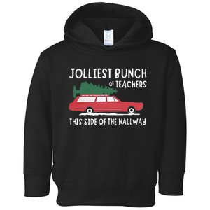 Jolliest Bunch Of Teachers This Side Of The Hallway Toddler Hoodie