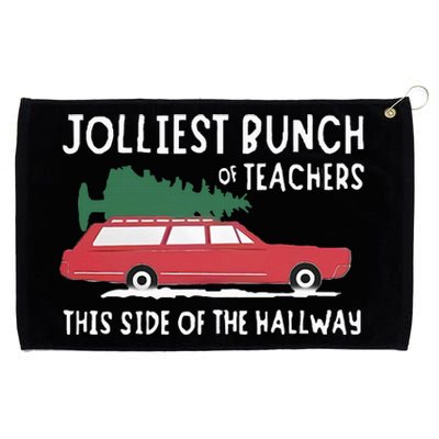 Jolliest Bunch Of Teachers This Side Of The Hallway Grommeted Golf Towel