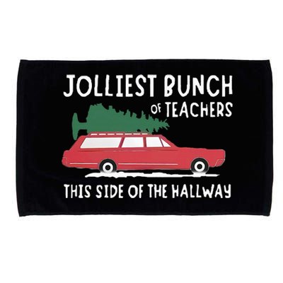 Jolliest Bunch Of Teachers This Side Of The Hallway Microfiber Hand Towel