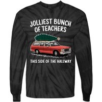 Jolliest Bunch Of Teachers This Side Of The Hallway Tie-Dye Long Sleeve Shirt